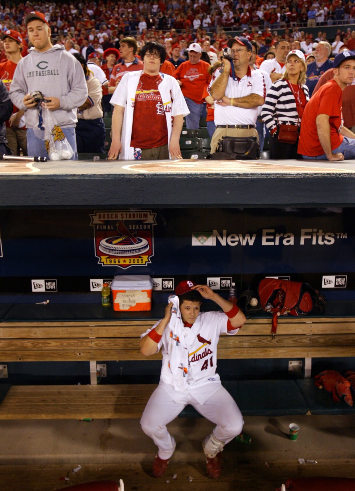 Yadi's farewell